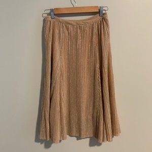 Maeve Ambra Rose Sparkle Gold Skirt